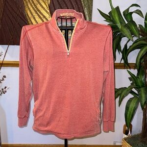 Margaritaville Coral Quarter-Zip Sweater
